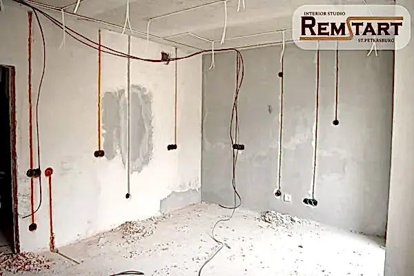 Штробление стен