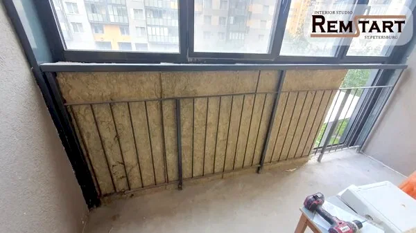 Отделка лоджии