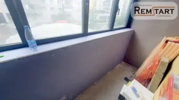 Обшивка нижней части с утеплителем