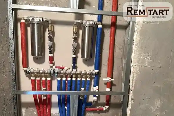 Водопровод с фильтрами